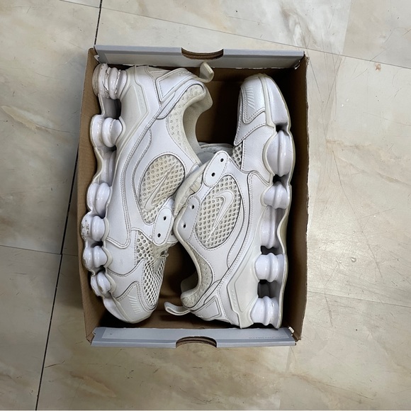 Nike Shoes - Triple White Nike Shox TL Nova Women’s 9.5
